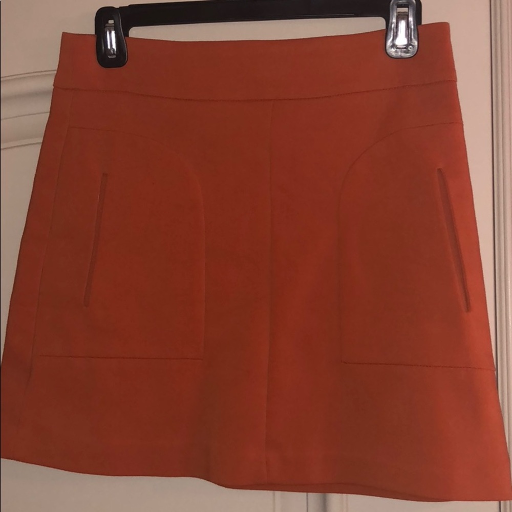 Orange ZARA skirt!